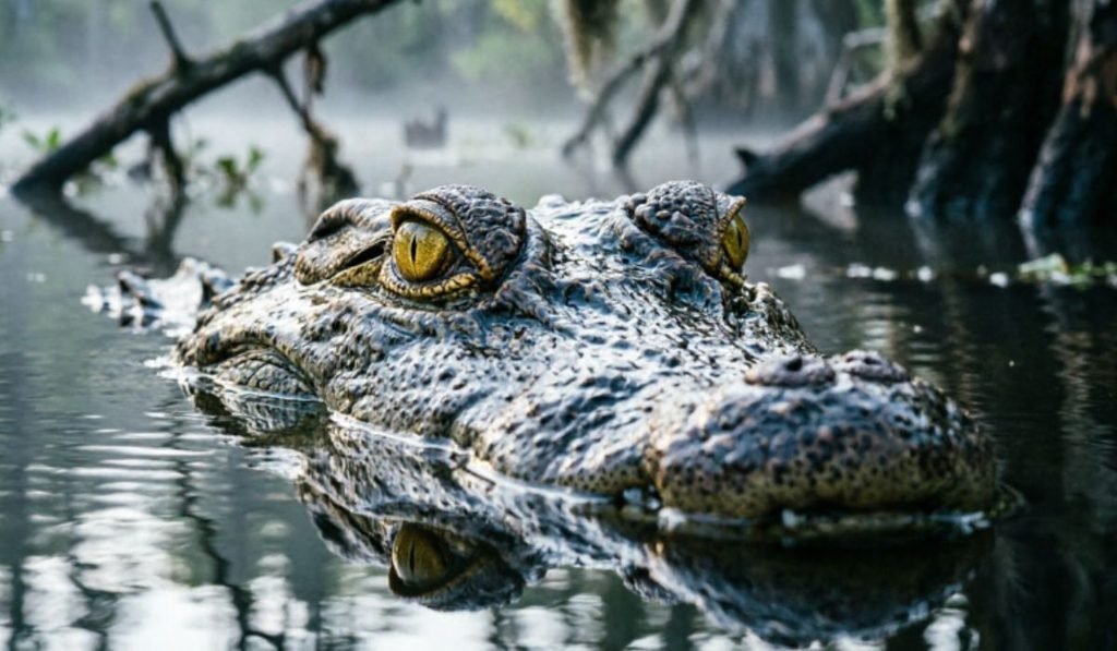 Eyes and Nostrils For Crocodile