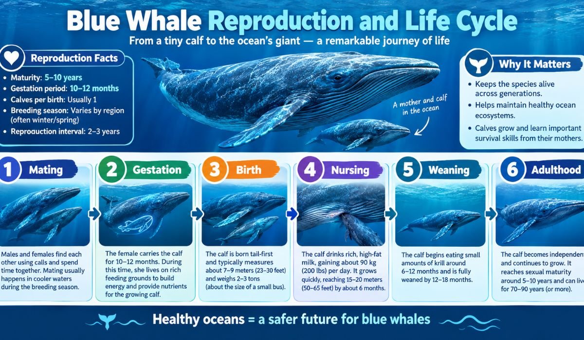 Blue Whale Reproduction and Life Cycle