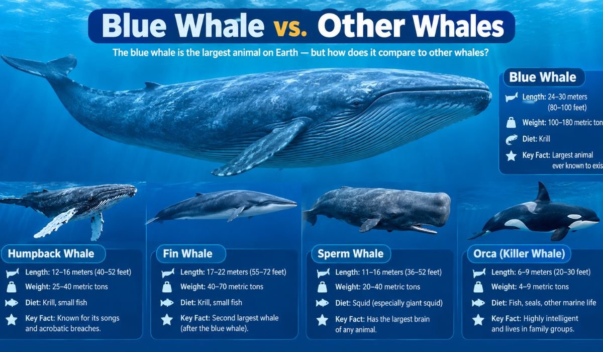 Blue Whale vs. Other Whales