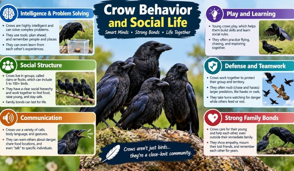 Crow Behavior and Social Life