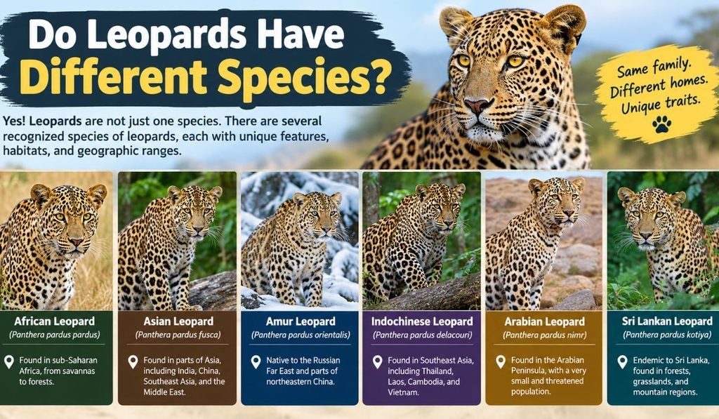 Do Leopards Have Different Species?