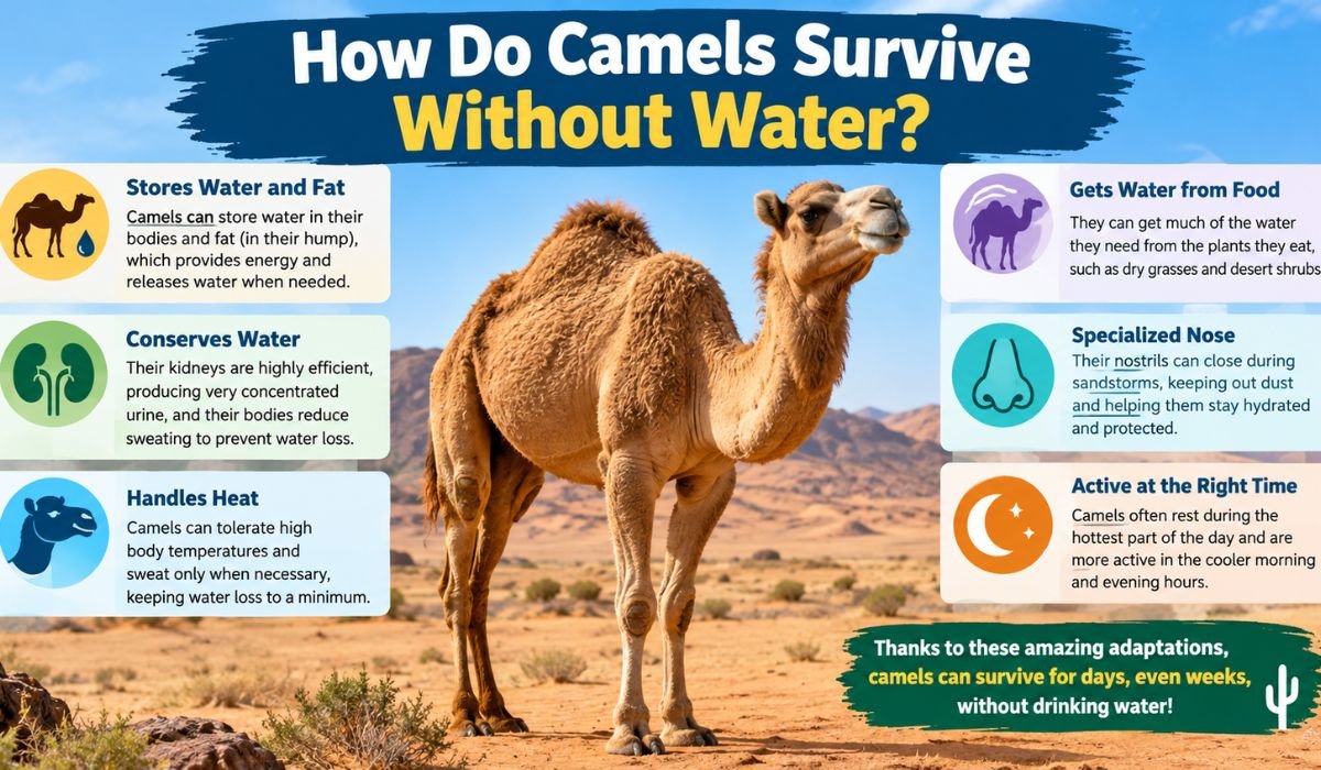 How Do Camels Survive Without Water?