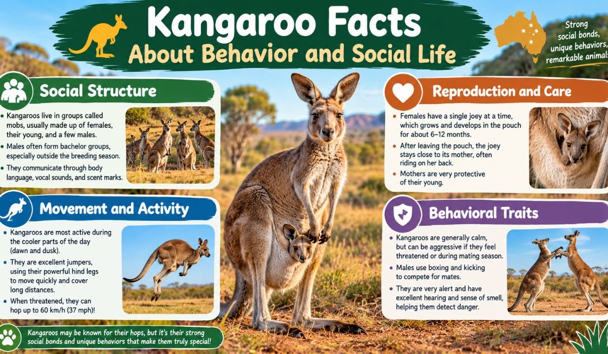 Kangaroo Facts About Behavior and Social Life