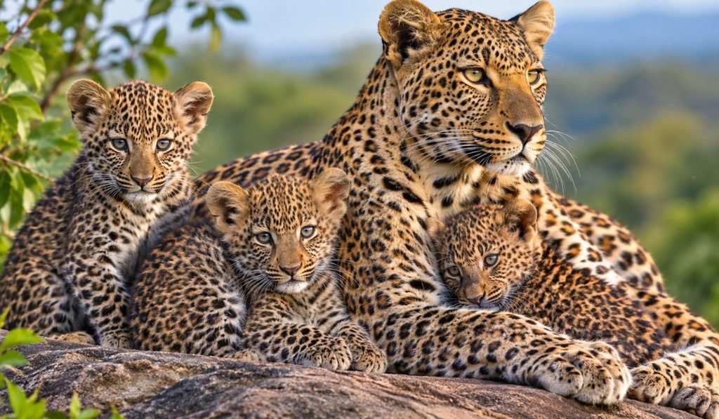 Leopard Cubs and Family Life