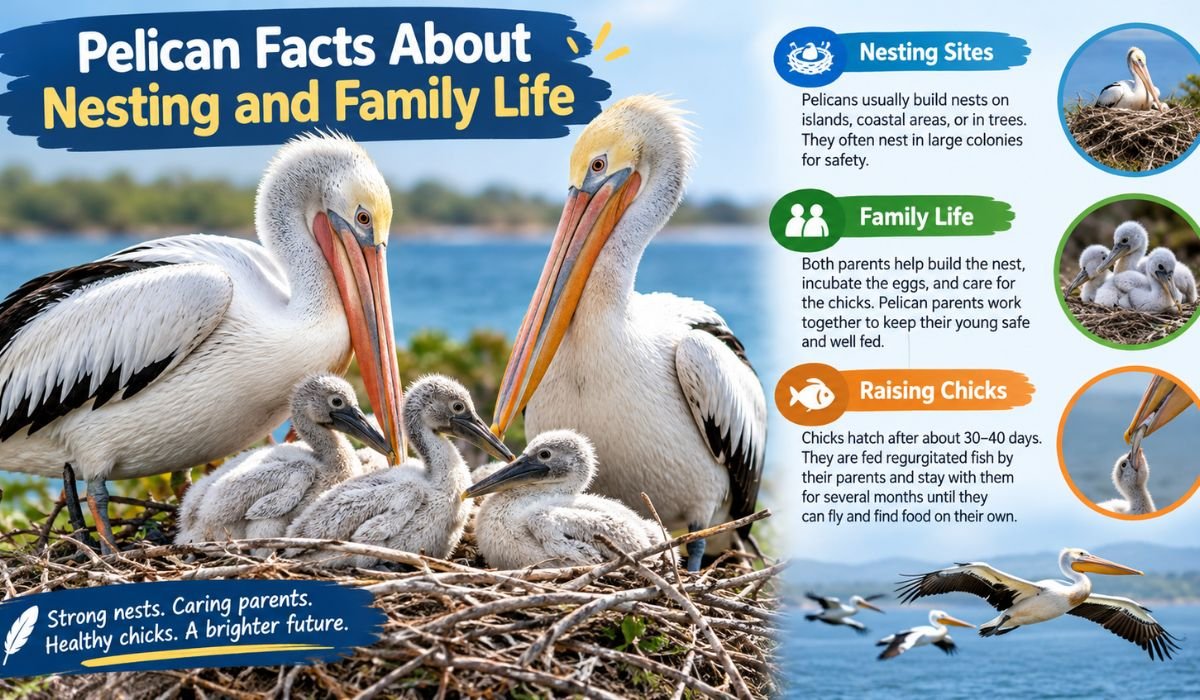 Pelican Facts About Nesting and Family Life