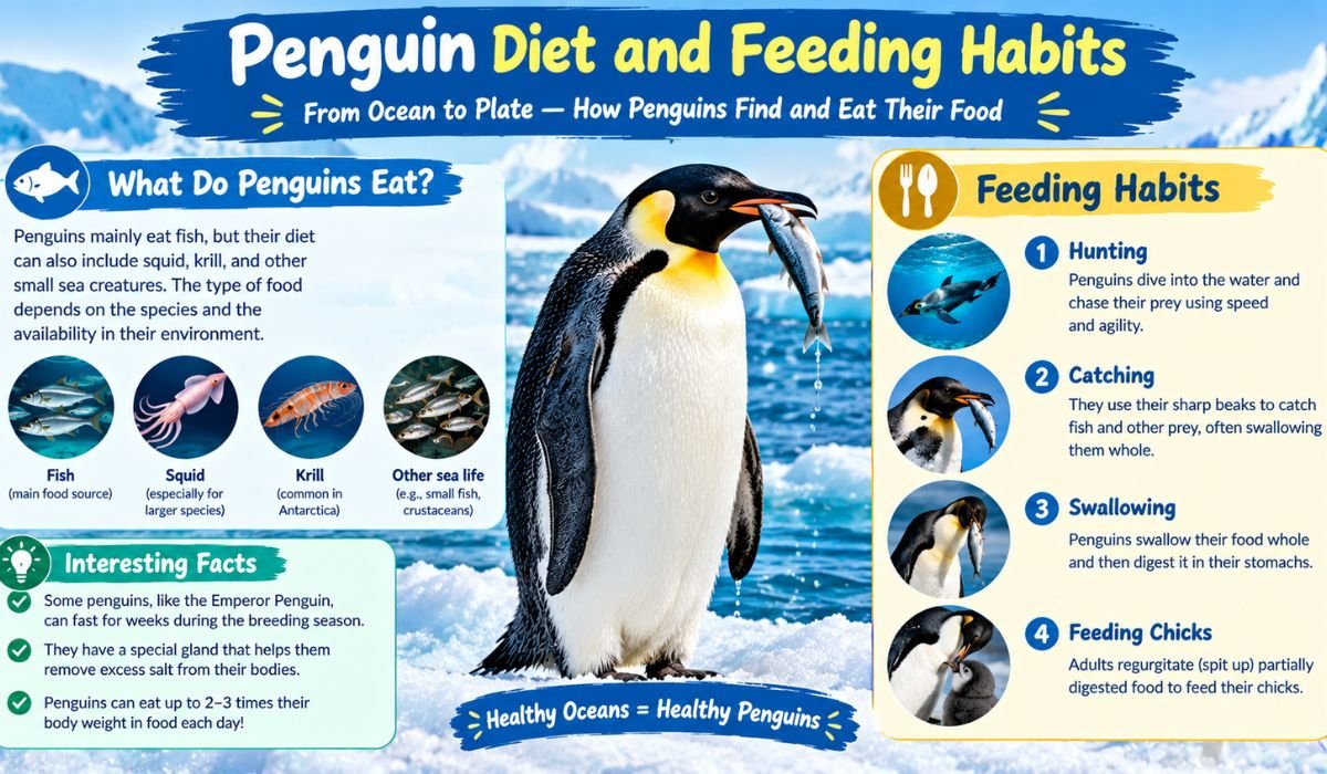 Penguin Diet and Feeding Habits