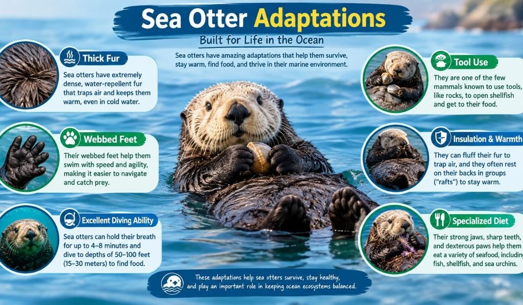 Sea Otter Adaptations