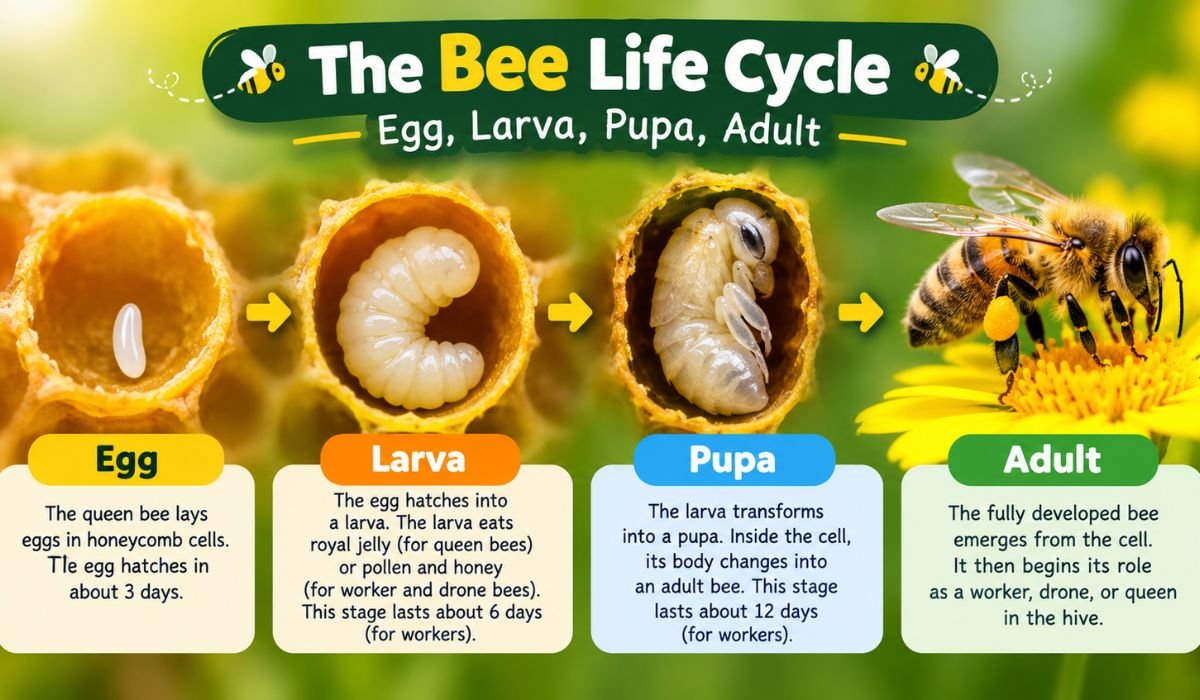 The Bee Life Cycle