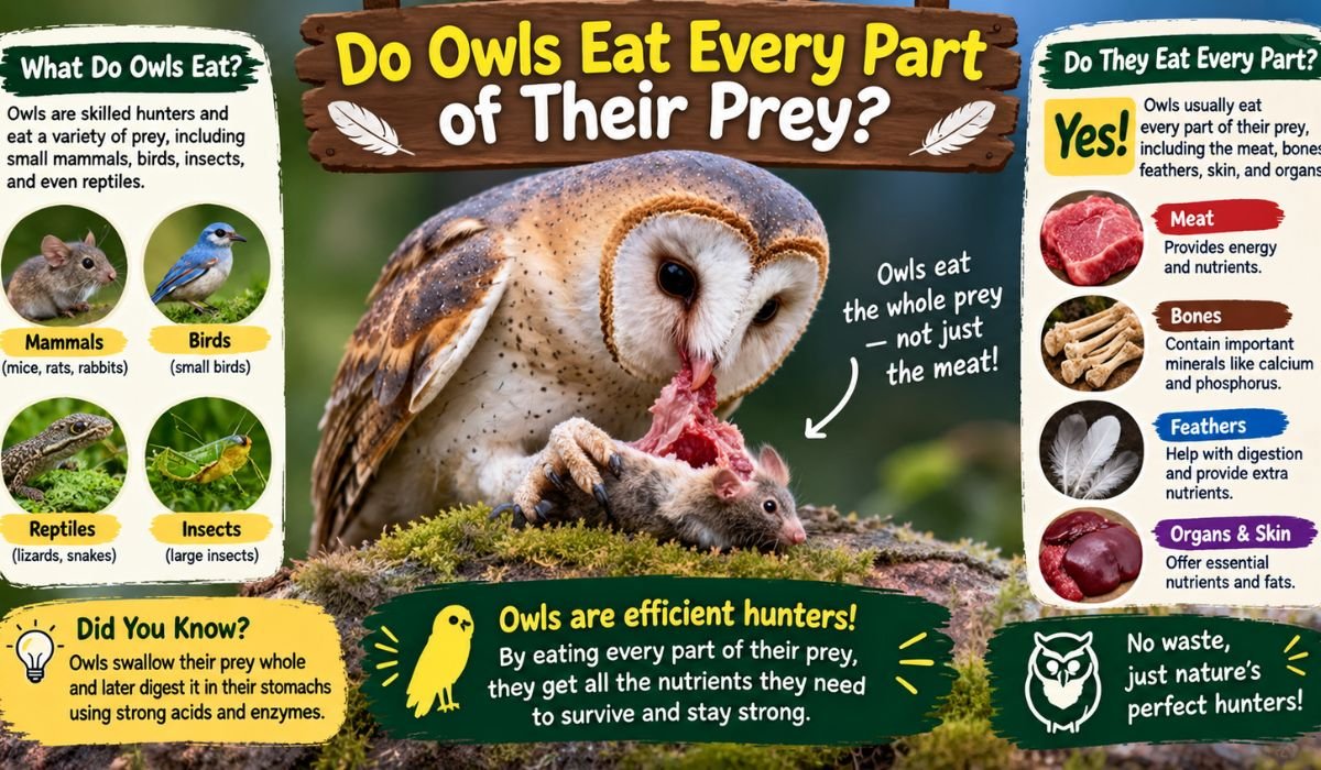 Do Owls Eat Every Part of Their Prey?