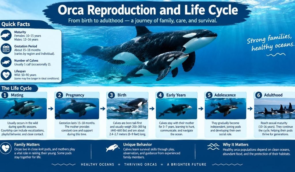 Orca Reproduction and Life Cycle
