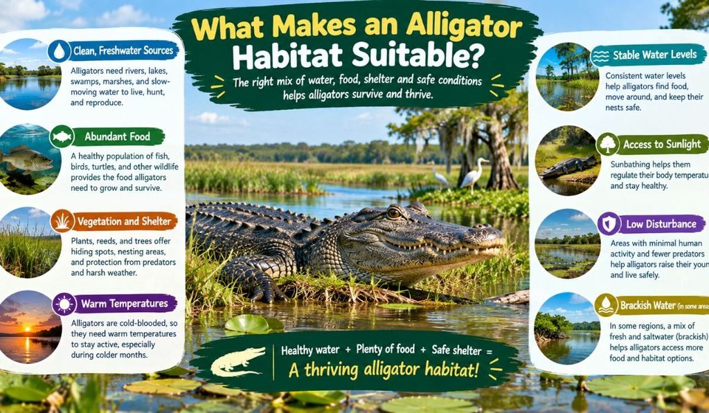 What Makes an Alligator Habitat Suitable?