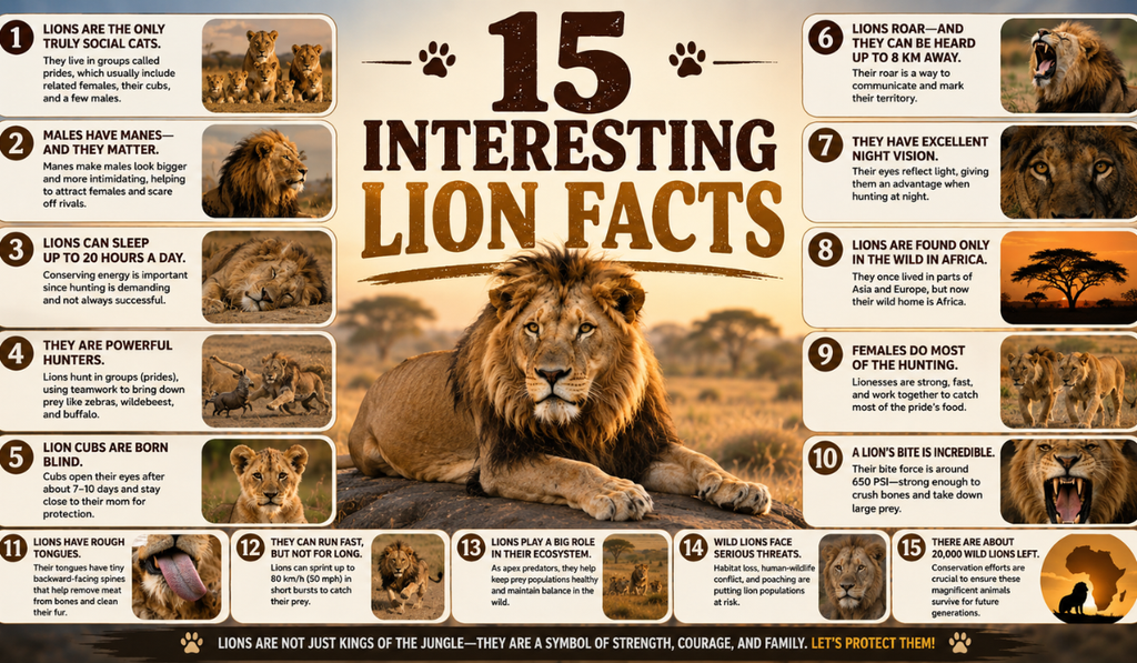 15 Interesting Lion Facts