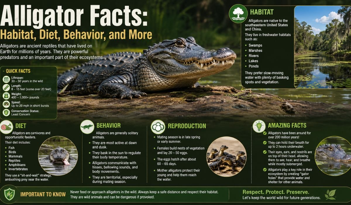Alligator Facts: Habitat, Diet, Behavior, and More