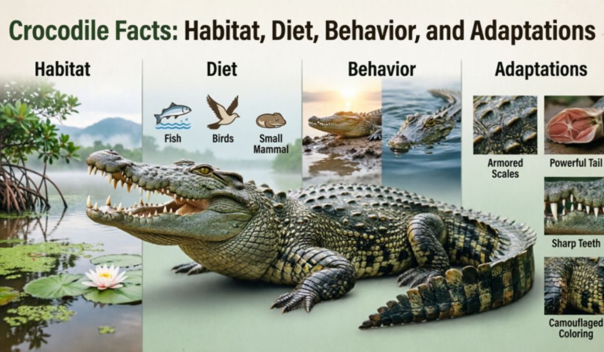 Crocodile Facts: Habitat, Diet, Behavior, and Adaptations
