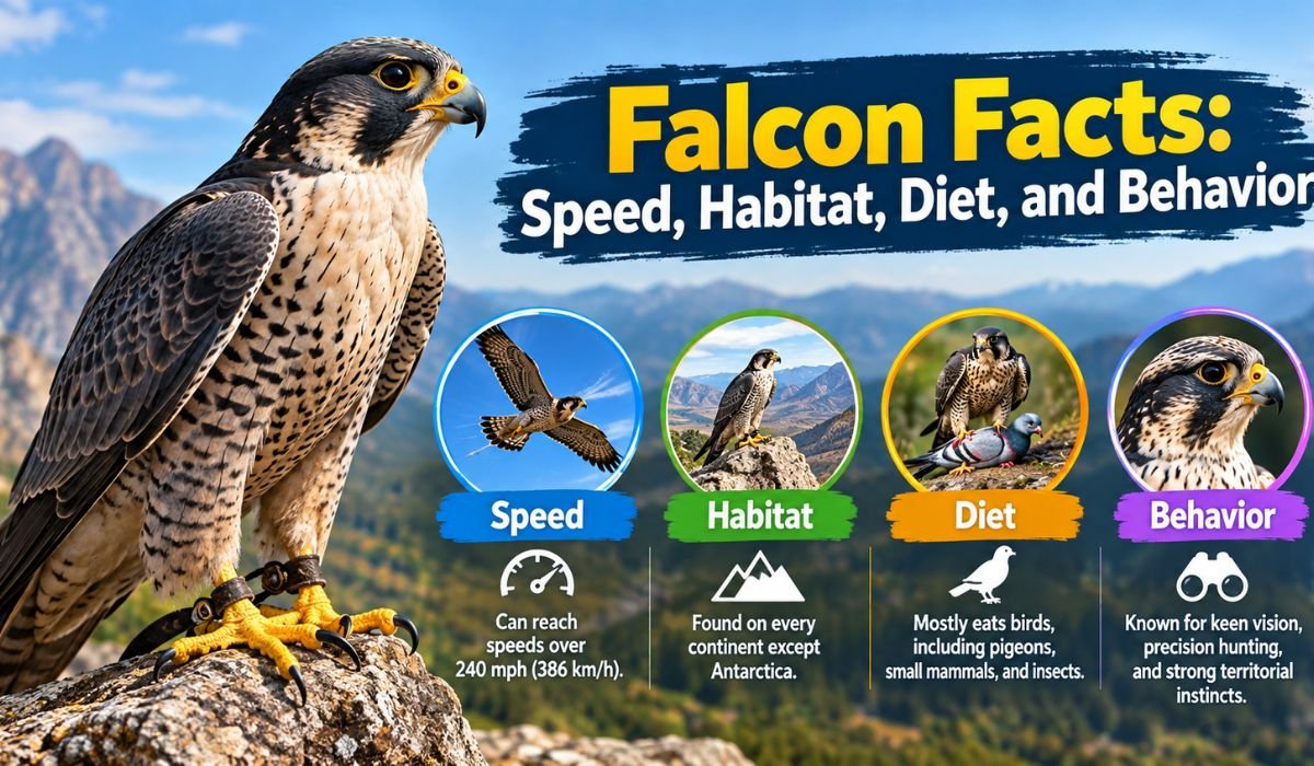 Falcon Facts: Speed, Habitat, Diet, and Behavior