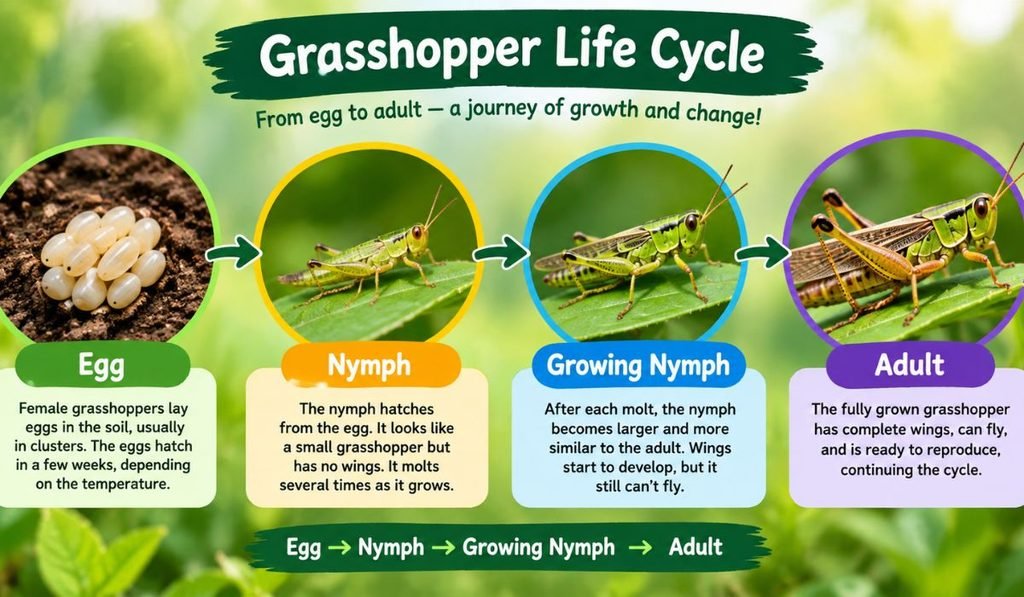 Grasshopper Life Cycle