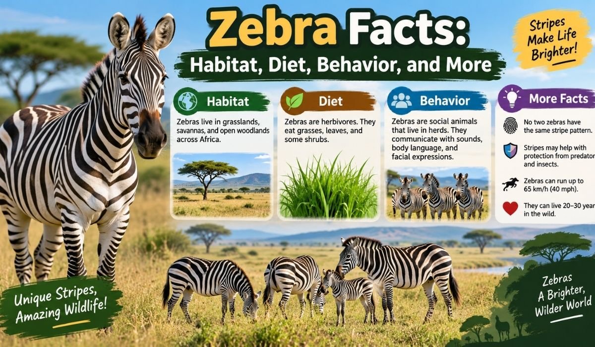 Zebra Facts: Habitat, Diet, Behavior, and More
