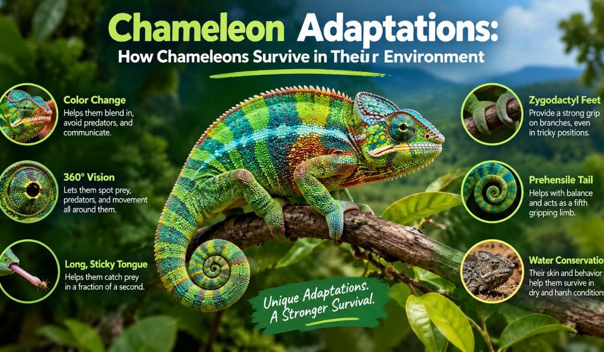 Chameleon Adaptations: How Chameleons Survive in Their Environment