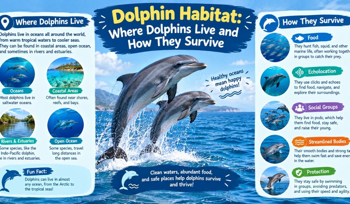 Dolphin Habitat: Where Dolphins Live and How They Survive