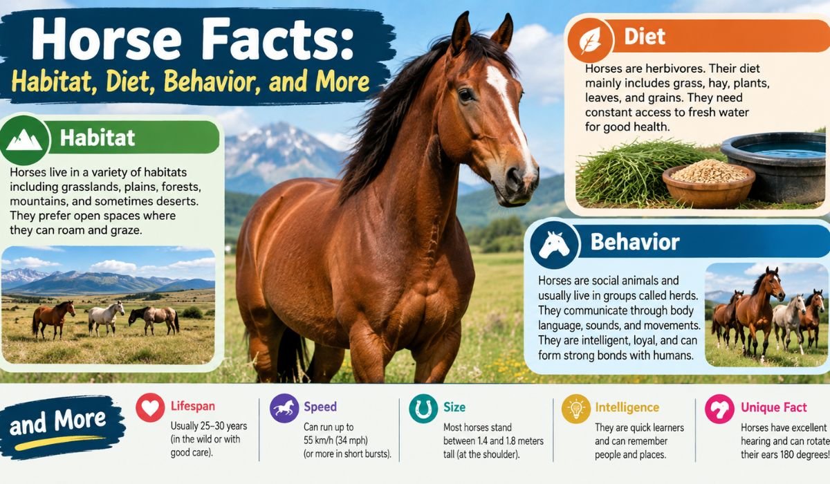 Horse Facts: Habitat, Diet, Behavior, and More
