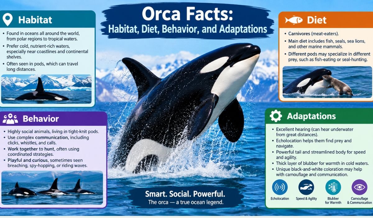 Orca Facts: Habitat, Diet, Behavior, and Adaptations