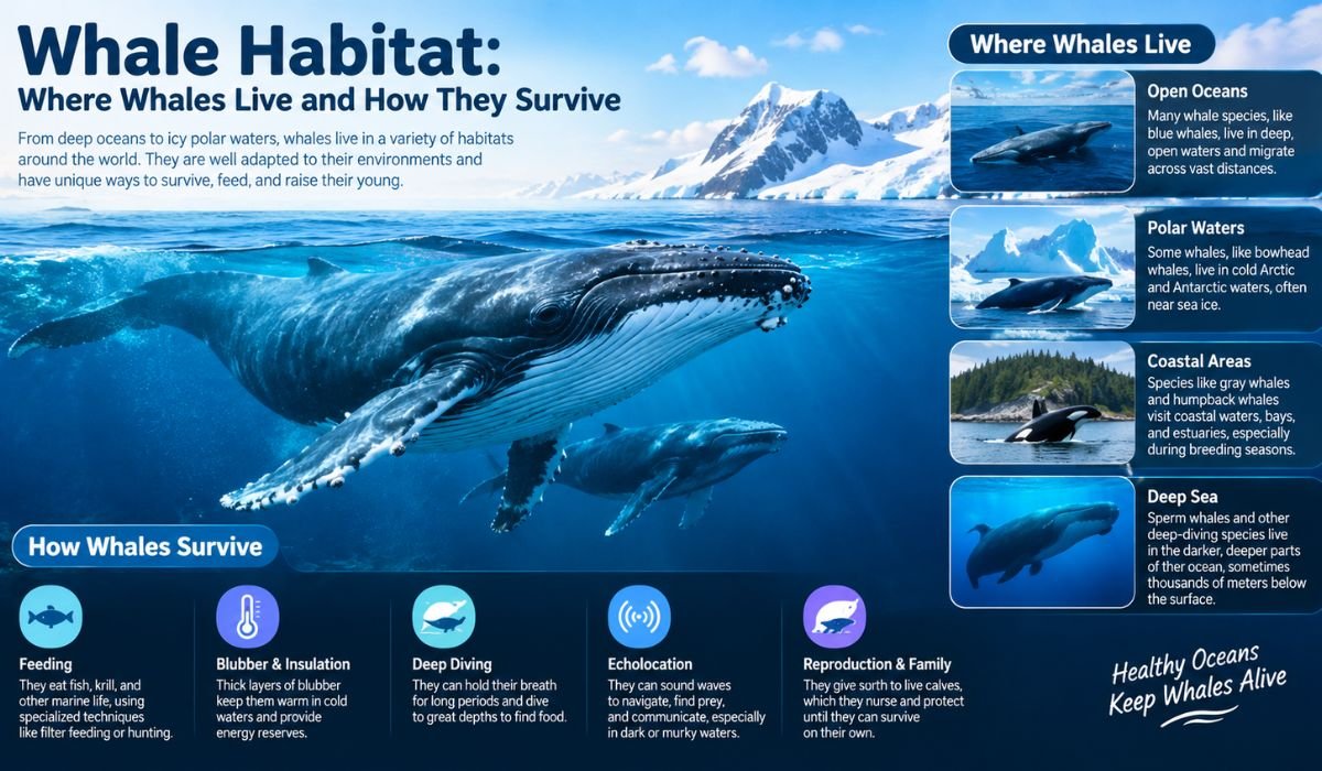 Whale Habitat: Where Whales Live and How They Survive