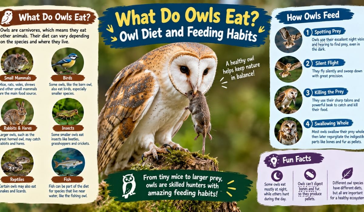 What Do Owls Eat? Owl Diet and Feeding Habits